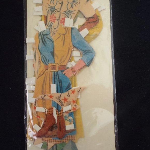 Vintage 1999 Collector's ANN SHERIDAN Cutout Paper Doll Set Unused - Picture 2 of 2